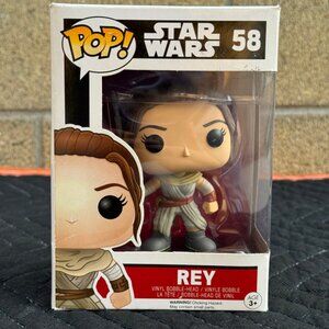 Funko POP! Bobble Head Star Wars Collectible Figure Rey #58